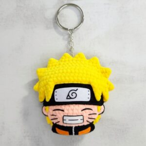 naruto uzumaki crochet keychain