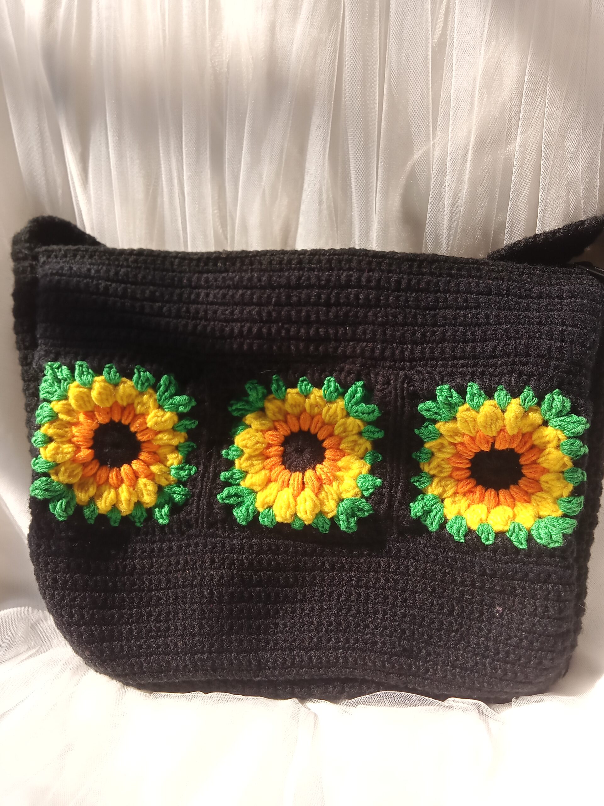 the solstice sunflower crochet tote the solstice sunflower crochet tote