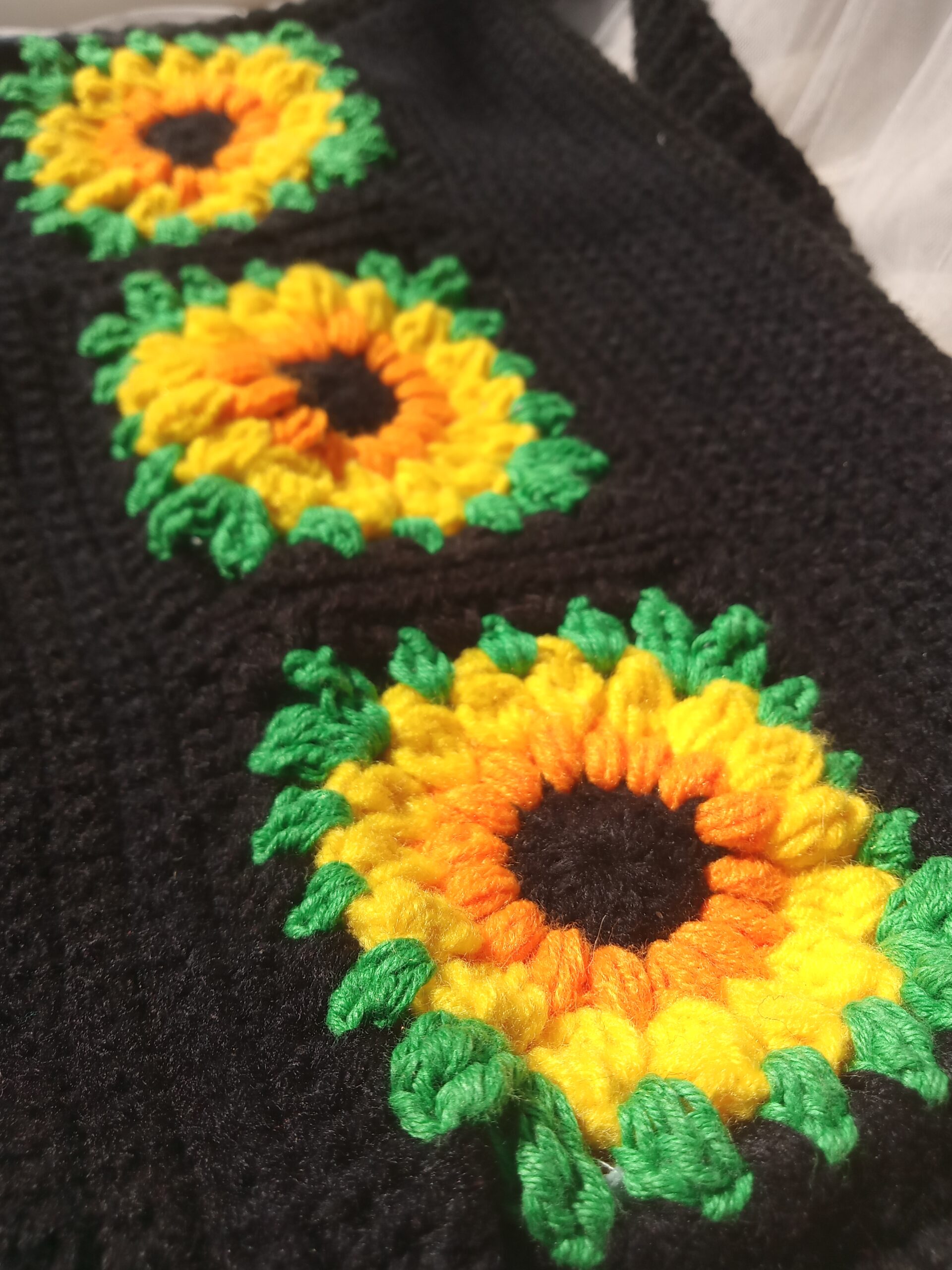 the solstice sunflower crochet tote the solstice sunflower crochet tote