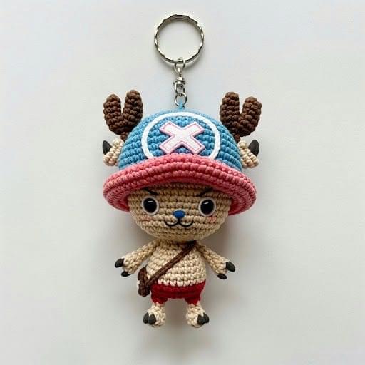 Tony Tony Chopper Crochets Keychain